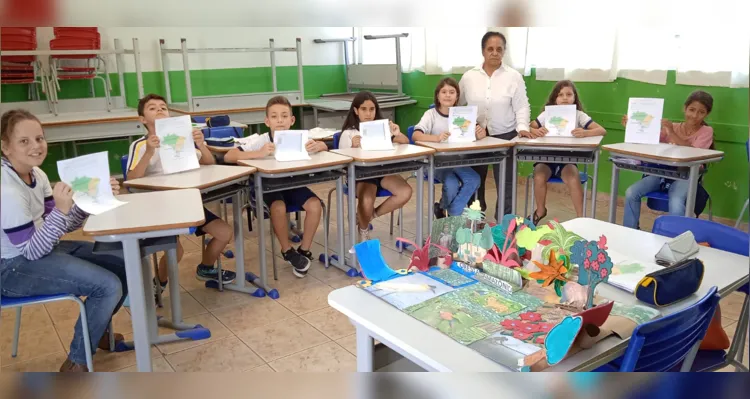 Trabalho em sala e com familiares em casa contribuiu para ampliar ainda mais ação ambiental