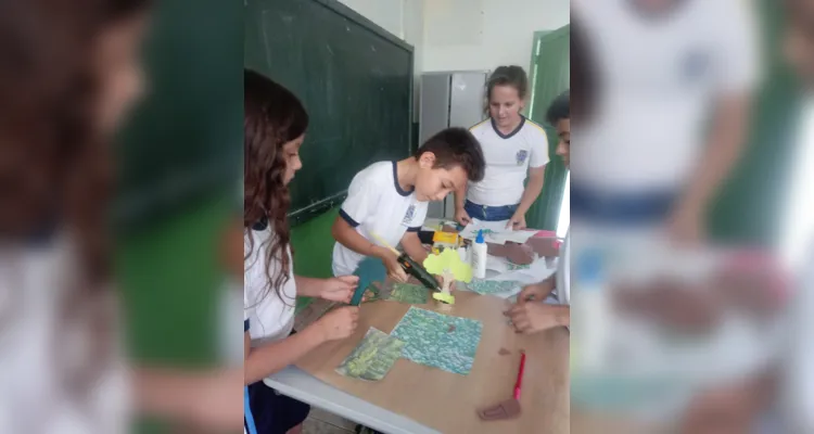 Trabalho em sala e com familiares em casa contribuiu para ampliar ainda mais ação ambiental