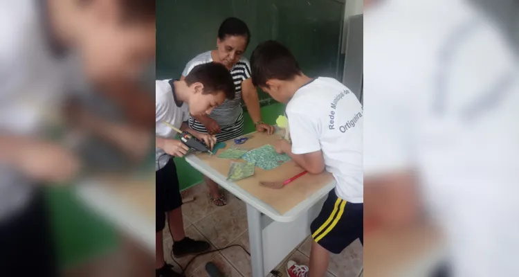 Trabalho em sala e com familiares em casa contribuiu para ampliar ainda mais ação ambiental