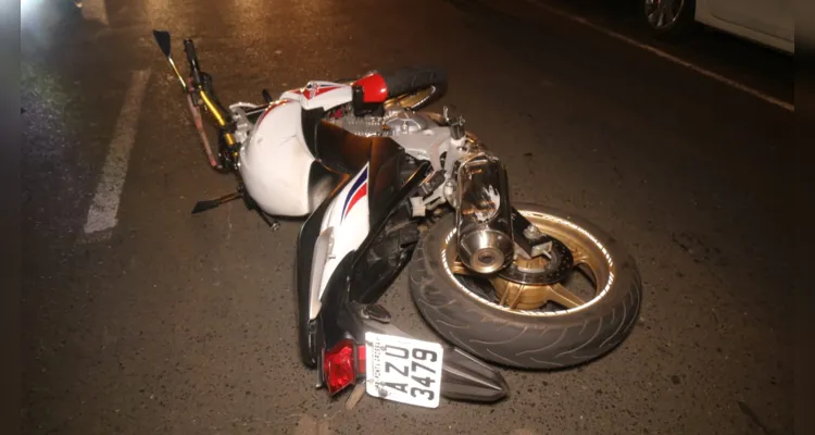 Motociclista foi atingido enquanto seguia pela Cel. Bittencourt