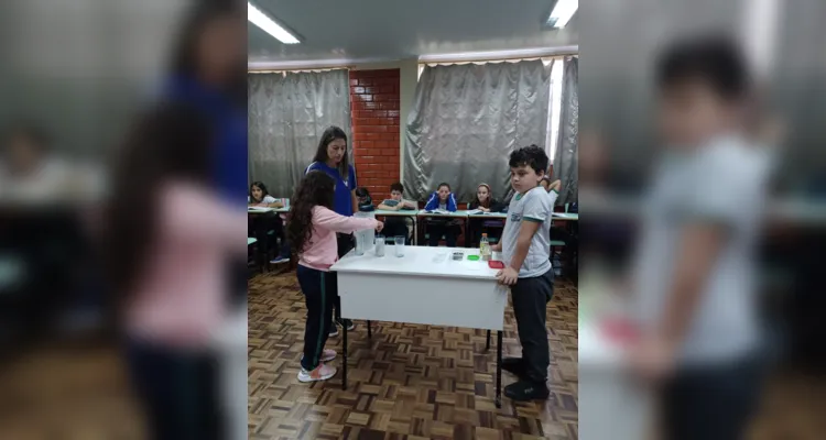 Conceitos como filtração, decantação e catação também foram propostos em sala de aula