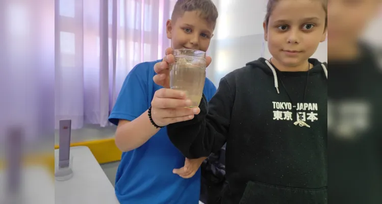 Educandos puderam protagonizar momentos de experiência em sala