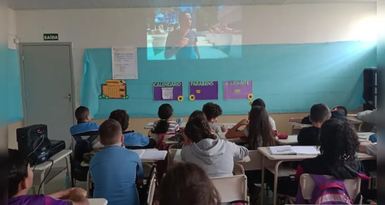 Com as atividades, os alunos conseguiram entender como as figuras geométricas estão presentes na história e em nosso cotidiano