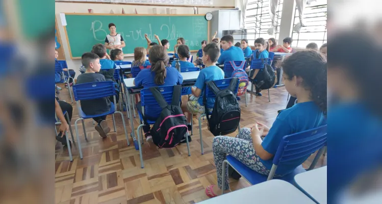 A entrevista ajudou os alunos a compreender melhor a formação da cidade e da população de Ponta Grossa