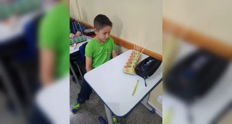 Educandos foram protagonistas do trabalho com recicláveis