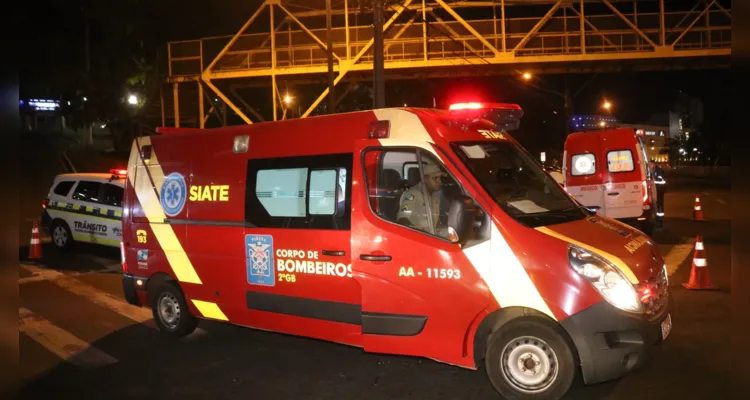 Acidente perto do 'Paraguaizinho' deixa idoso gravemente ferido