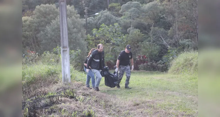 Restos mortais são encontrados em córrego de Ponta Grossa