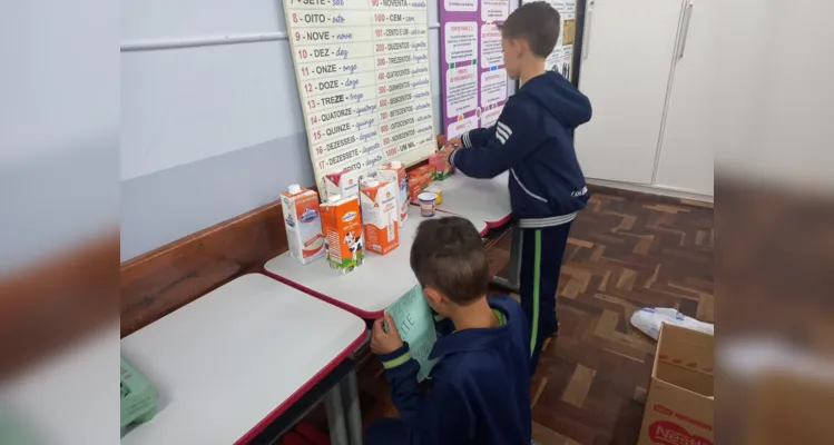 Diversas etapas compuseram o trabalho em sala de aula