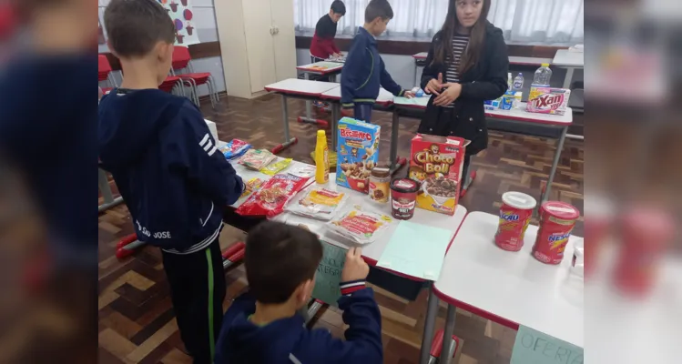 Diversas etapas compuseram o trabalho em sala de aula