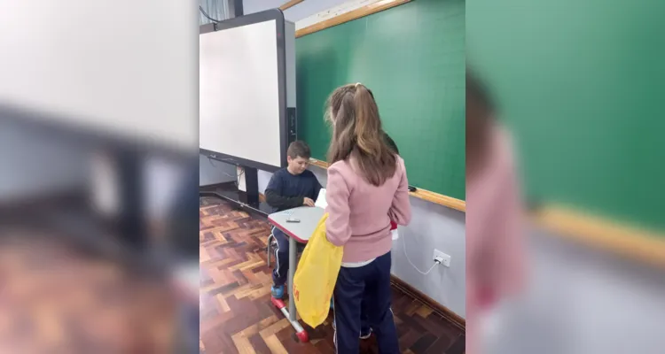 Diversas etapas compuseram o trabalho em sala de aula