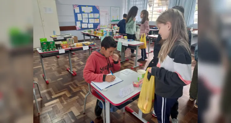 Diversas etapas compuseram o trabalho em sala de aula