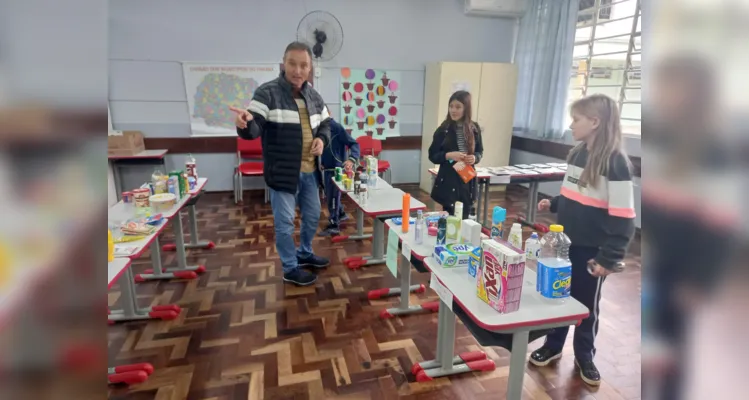 Diversas etapas compuseram o trabalho em sala de aula