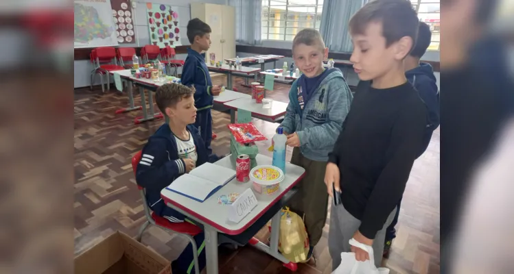 Diversas etapas compuseram o trabalho em sala de aula