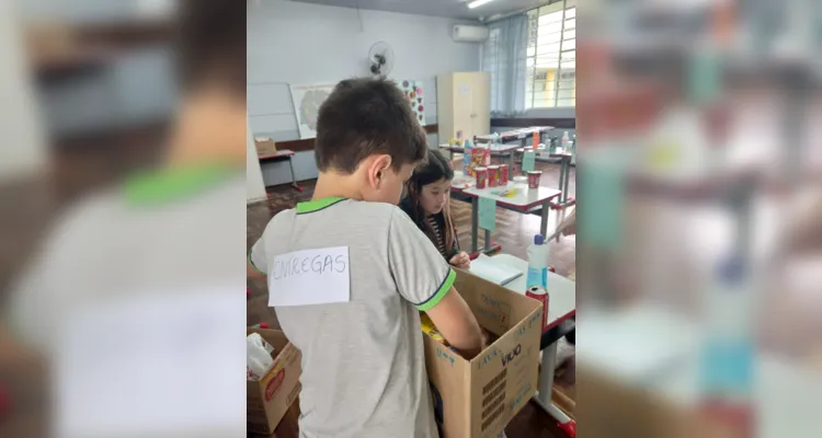 Diversas etapas compuseram o trabalho em sala de aula