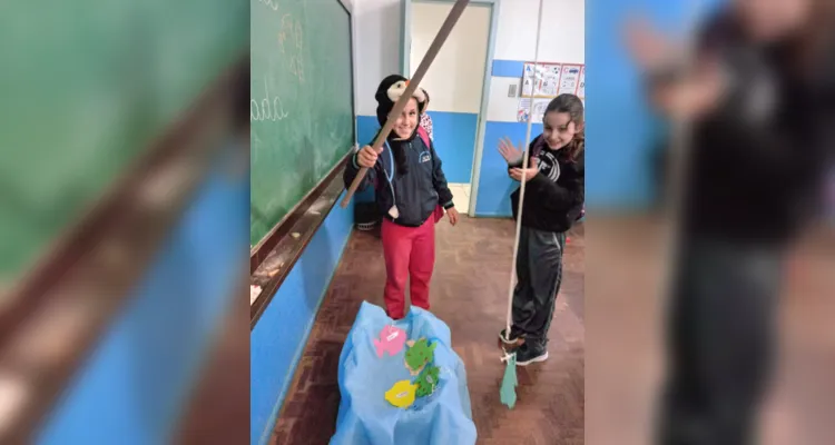 Diversão e conhecimento tomaram conta da sala de aula