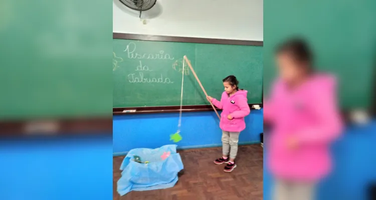 Diversão e conhecimento tomaram conta da sala de aula