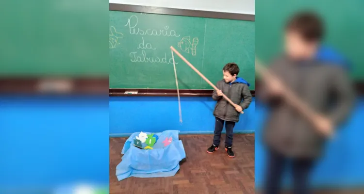 Diversão e conhecimento tomaram conta da sala de aula