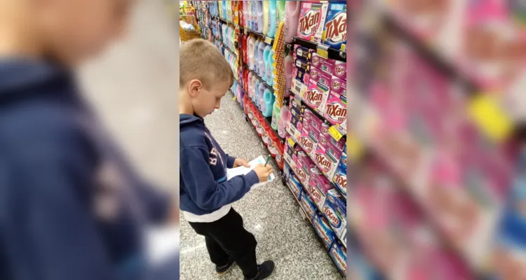 Pesquisas em supermercados também foi um dos momentos marcantes do trabalho