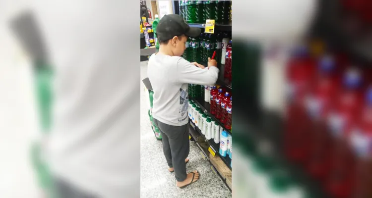 Pesquisas em supermercados também foi um dos momentos marcantes do trabalho