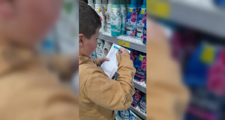 Pesquisas em supermercados também foi um dos momentos marcantes do trabalho