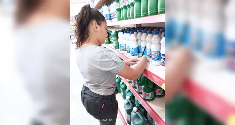 Pesquisas em supermercados também foi um dos momentos marcantes do trabalho