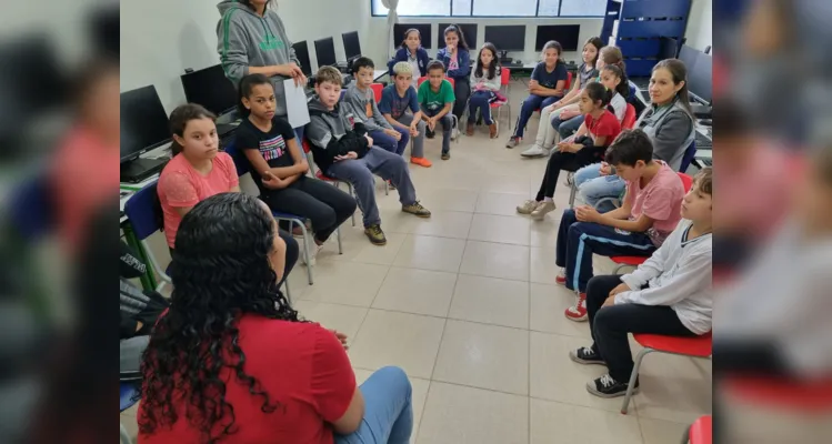 Vários momentos foram de construção de conhecimento na turma