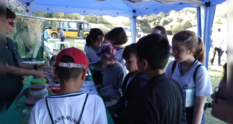 Ambiente foi amplamente explorado pelos educandos