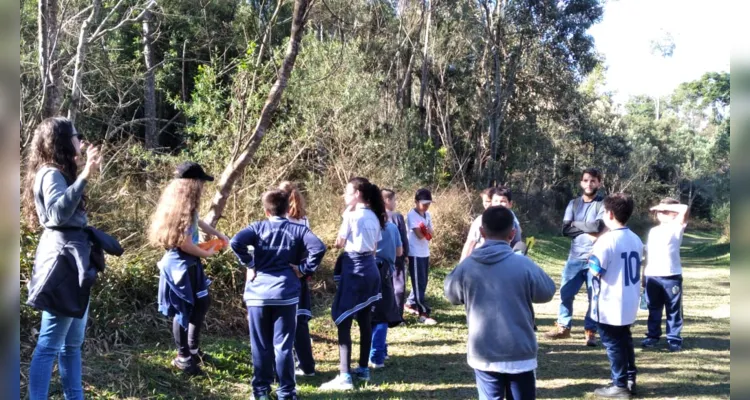 Ambiente foi amplamente explorado pelos educandos