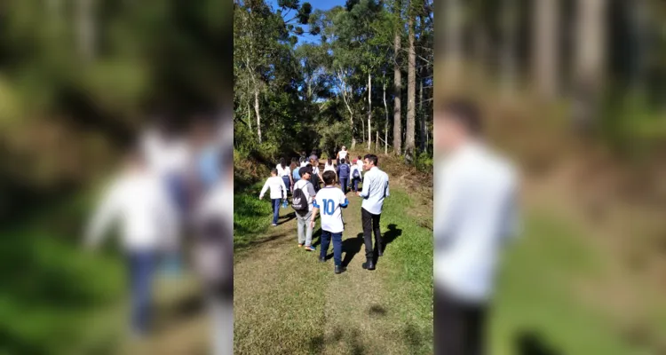 Ambiente foi amplamente explorado pelos educandos