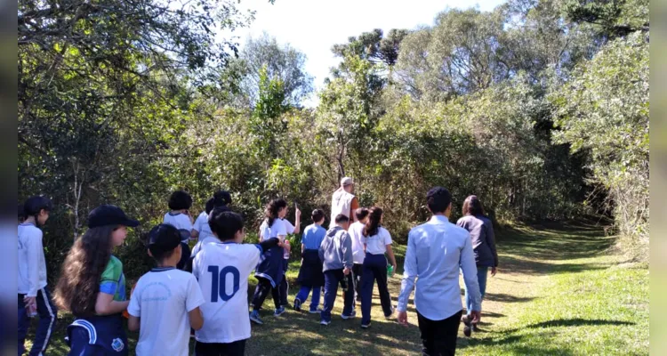 Ambiente foi amplamente explorado pelos educandos