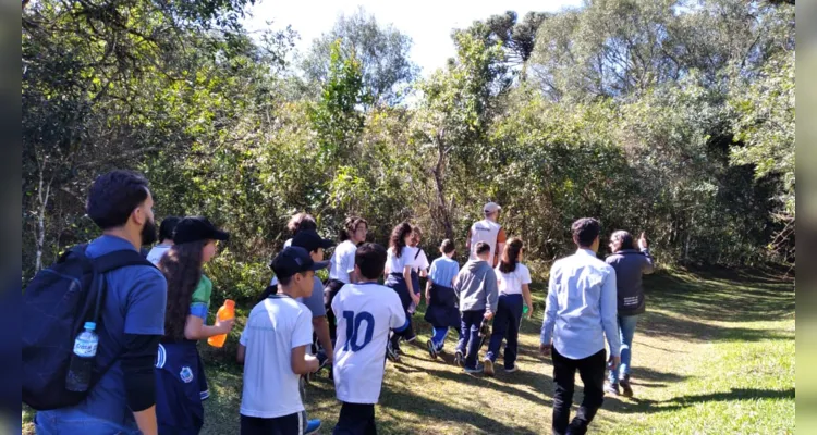 Ambiente foi amplamente explorado pelos educandos