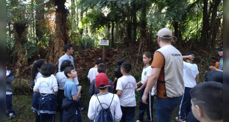 Ambiente foi amplamente explorado pelos educandos