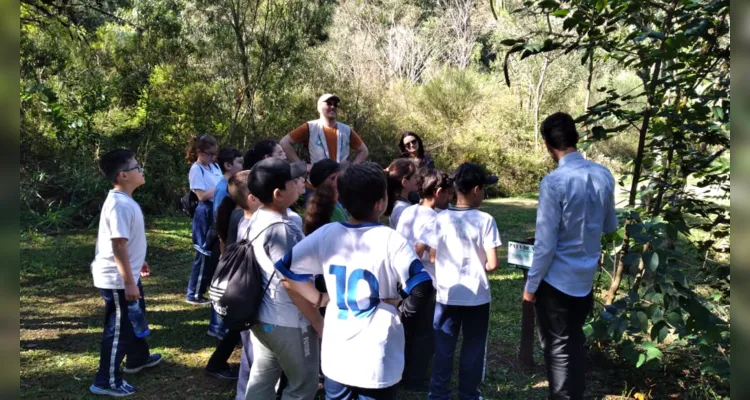 Ambiente foi amplamente explorado pelos educandos