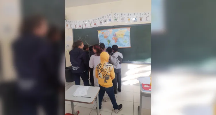 Abordagem do tema em sala de aula contou com vários momentos