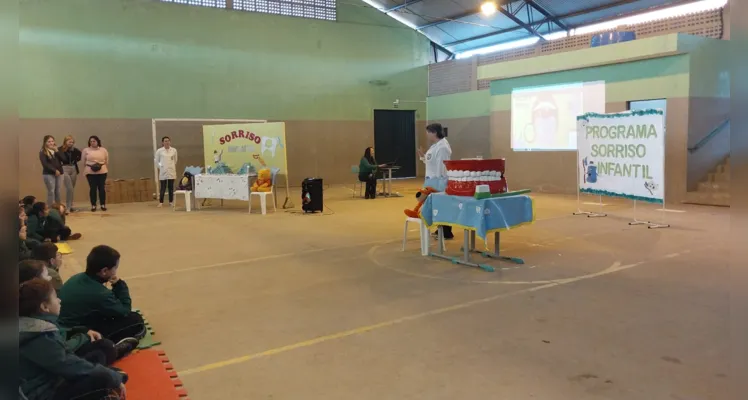 Desenhos, participação na palestra e muita interação marcou trabalho sobre a saúde na turma