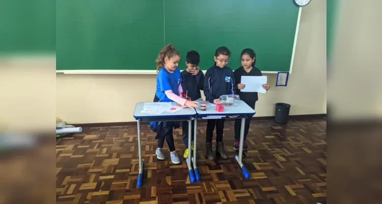 Os alunos elaboraram textos, maquetes e inúmeros materiais dentro das ações desenvolvidas em sala