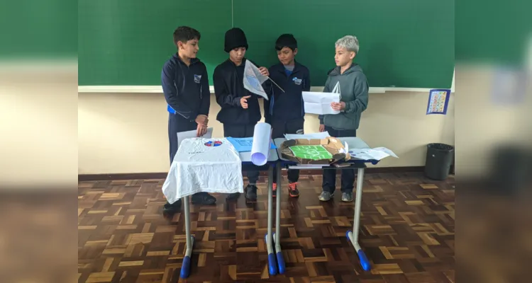 Os alunos elaboraram textos, maquetes e inúmeros materiais dentro das ações desenvolvidas em sala