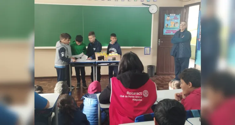 Os alunos elaboraram textos, maquetes e inúmeros materiais dentro das ações desenvolvidas em sala