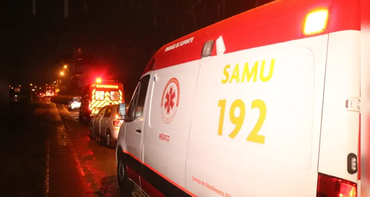 Equipes do Corpo de Bombeiros (Siate) e demais forças de segurança foram acionadas até o local