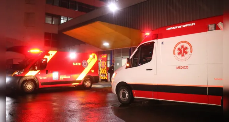 Equipes do Corpo de Bombeiros (Siate) e demais forças de segurança foram acionadas até o local