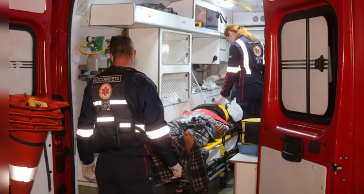 Equipes do Corpo de Bombeiros (Siate) e demais forças de segurança foram acionadas até o local