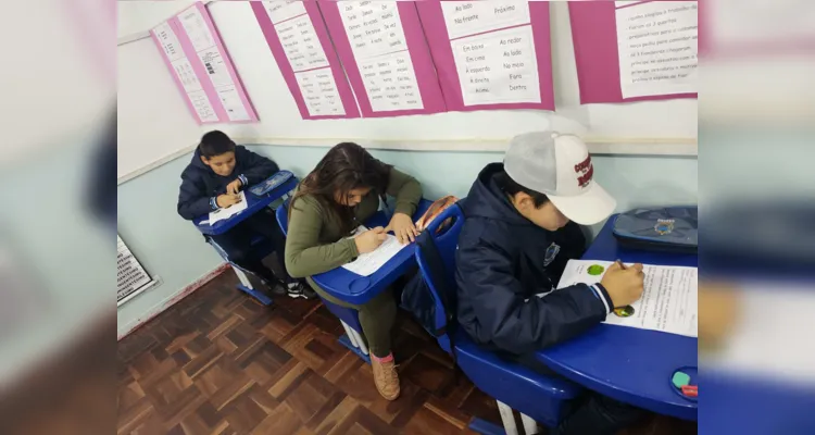 Trabalho em sala de aula contou com teoria e prática de forma profícua