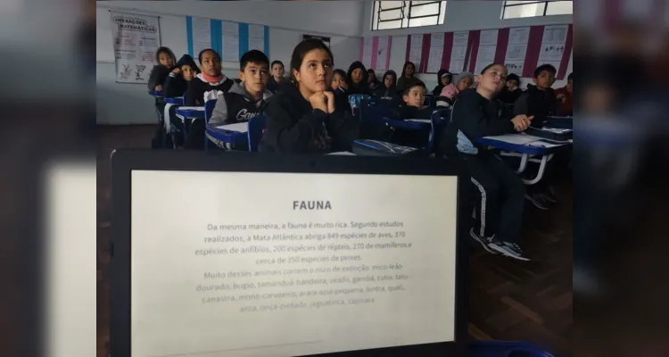 Trabalho em sala de aula contou com teoria e prática de forma profícua