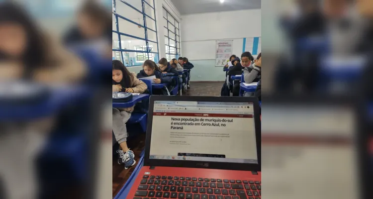 Trabalho em sala de aula contou com teoria e prática de forma profícua