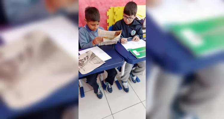 Atividades em sala de aula tiveram diversas etapas e materiais