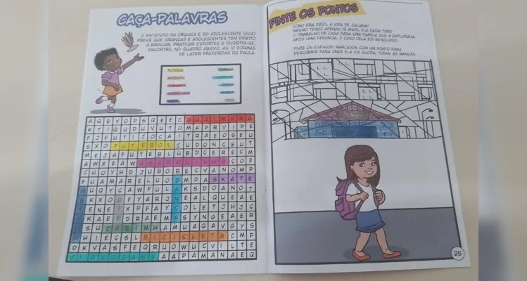 Atividades em sala de aula tiveram diversas etapas e materiais