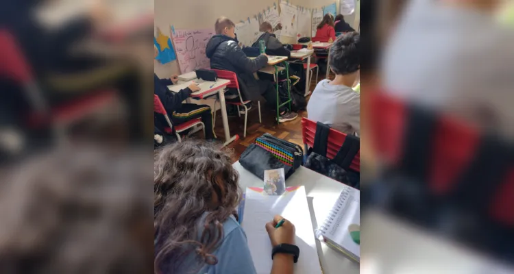 A atividade foi uma oportunidade para os alunos relembrarem momentos e passeios felizes