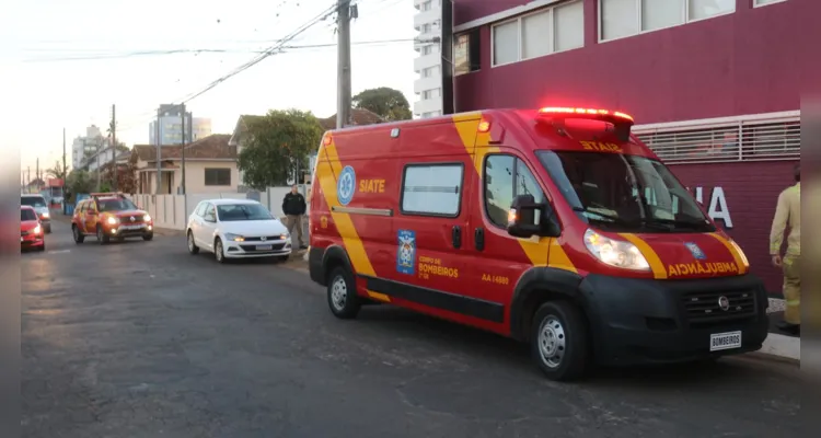 Acidente envolveu um Volkswagen Polo e uma motocicleta Honda CB 250