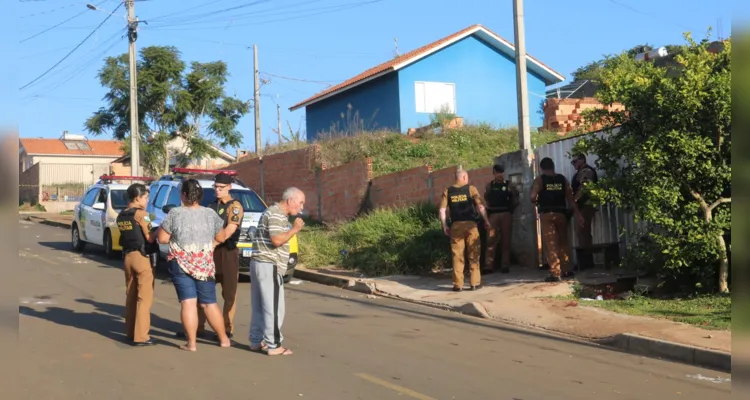 Homicídio aconteceu na tarde deste domingo, em Ponta Grossa