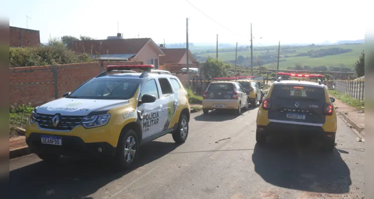 Homicídio aconteceu na tarde deste domingo, em Ponta Grossa